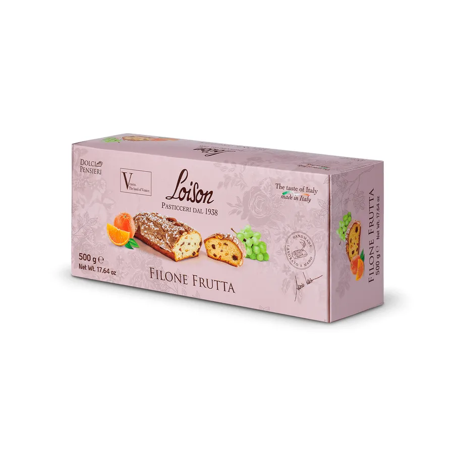Filone Loison "Frutta" 500gr.    (Loaf of Panettone Fruits)