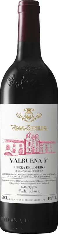 2018 Vega Sicilia Valbuena 5º 1.5lt.
